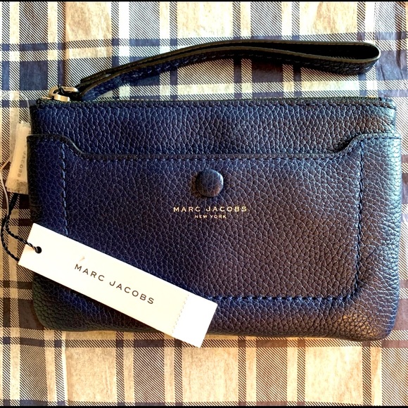 NWT MARC JACOBS Empire City Wristlet (Dark Navy) - Picture 3 of 11